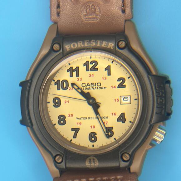 Casio Accessories - Casio FT500WC-5BV, Forester, Illuminator Watch, Beige Strap, Date, 100 Meter WR